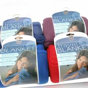 Go TRAVEL leichte Reisedecke Travel Blanket 152x127cm +FARBWAHL+