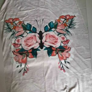 Mont Chalet Decke Schmetterling Blume Kuscheldecke 140x200 QVC Hse
