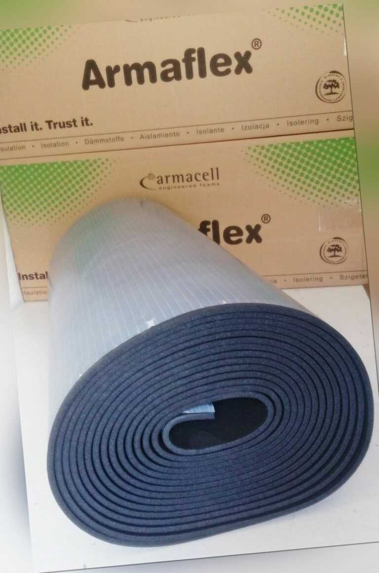 Armaflex Armacell 6mm bis 32mm selbstklebend Isolierung Kautschuk Dämmung