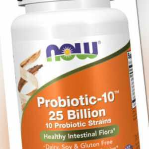 Now Foods, Probiotic-10™, 25 Billion, 50 Veg. Kapseln - Blitzversand