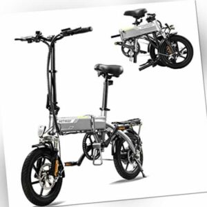 Hitway F140 E-Bike faltbar Campingfahrrad Mopedfunktion