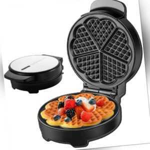 Waffeleisen 1000 Watt Wafflemaker Elektrogrill Herzwaffeln Waffelautomat