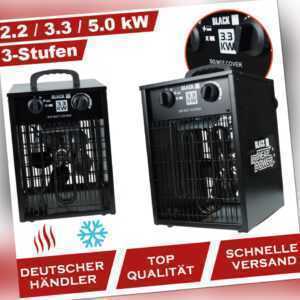 Heizlüfter Elektroheizer Heizung Schnellheizer Heizgerät Bauheizer 3 Heizstufen