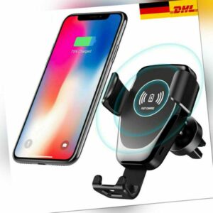 Wireless Qi Auto Handy Halterung KFZ Halter mit Induktive Ladefunktion universal