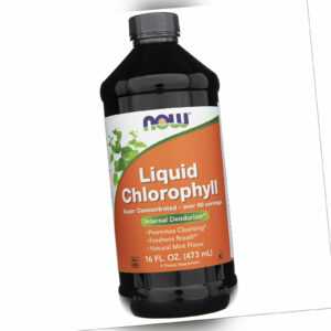 NOW FOODS Flüssigchlorophyll Chlorophyll in flüssigem 473 ml
