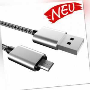 2m Micro USB Kabel Nylon Ladekabel Datenkabel Micro USB Handy Smartphone Tablet