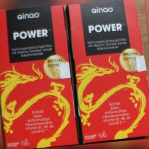 Qinao Power Nahrungsergänzungsmittel Matcha & Brahmi B1 B5 B6 B12 Filmtabletten