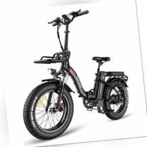 20 Zoll Elektrofahrrad Klappbares 48V 500W E-Faltrad E Mountainbike Ebike Moped