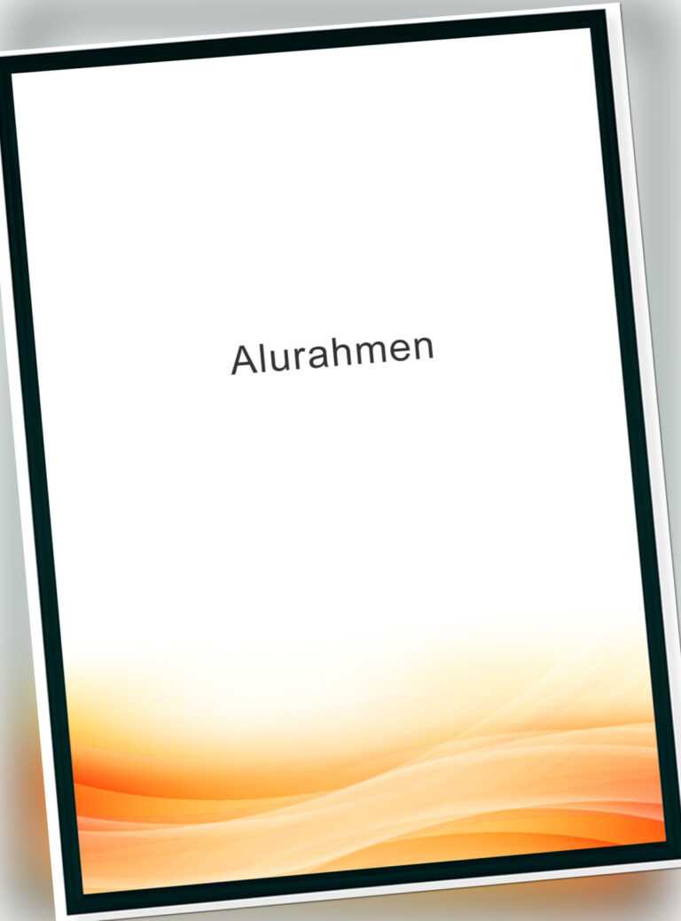 Alu Bilderrahmen  Plakatrahmen, Alurahmen mit Plexiglas, Rahmen aus Aluminium