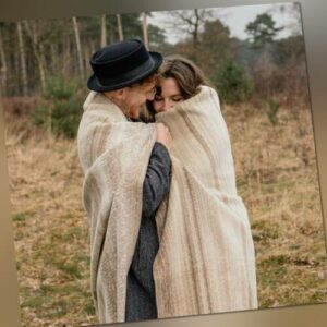 Ibena Decke Jacquard Ordino natur 150 x 200 cm