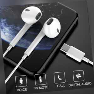 ✅ USB-C Headset TYP-C Kopfhörer Für Samsung Xiaomi Huawei OnePlus OPPO Sony LG✅