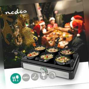 Nedis Party Wok Set & Grillplatte - All in One