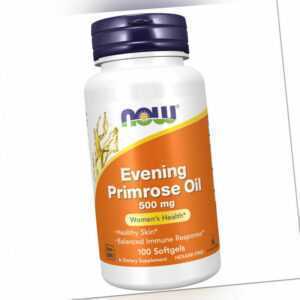 Now Foods, Evening Primrose Oil, 500mg,100 Weichkapseln- Blitzversand