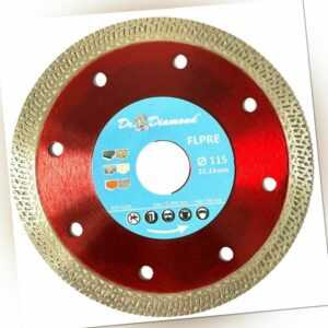 Profi Diamantscheibe 125 mm Fliesen Granit Feinsteinzeug DiamantTrennscheibe