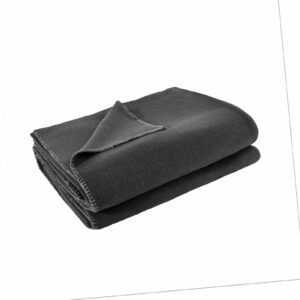 Zoeppritz Soft-Fleece Kuschel Decke 110x150cm col. 960 anthrazit