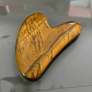 Gua sha Körper-Gesicht Massagestein, Tigerauge