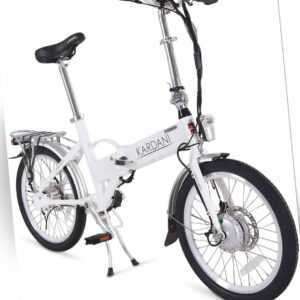 20 Zoll E-Faltrad Klapprad 7 Gang Shimano Nabenschaltung 36V 250 W 25KM/h E-Bike