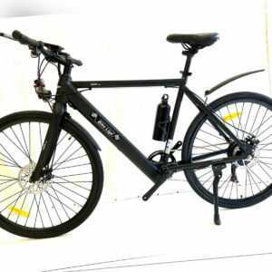 28" CITY SLIM LINE E-BIKE PEDELEC 700C FIXIE STYLE ALU FAHRRAD 6G SHIMANO 25 KMH