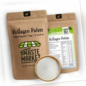 500 g Kollagen Pulver | Collagen Hydrolysat ohne Zusätze | Gelenk