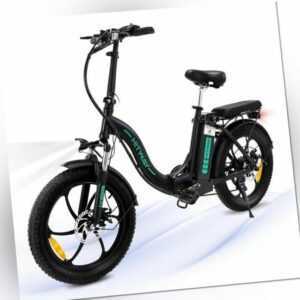 Neues 20 zoll E-Bike, faltbar, 7-Gang Shimano, bis 80 km Reichweite, 25 km/h