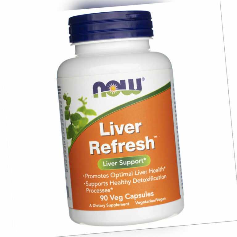 NOW FOODS Leberfrisch Liver Refresh 90 Kapseln