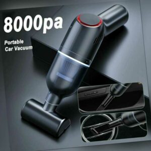 8000PA Kabellos Mini Handstaubsauger Staubsauger Nass&Trocken Akku Sauger 120W
