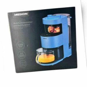 Medion MD 19888 Multifunktionsmixer Mit Kochfunktion 1200Watt 1,2 Liter