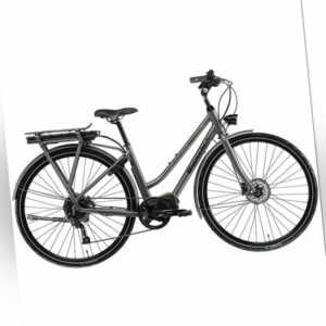 Bianchi e-Bike e-Spillo Classic Donna V-Brake Altus 8v - Phylion 418Wh, Gun Meta
