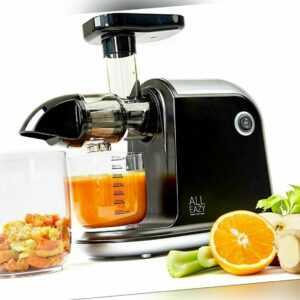 Entsafter für Obst & Gemüse Slow Juicer Elektrische Saftpresse Fruchtpresse