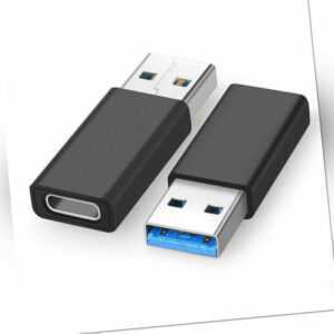 USB Adapter Stecker USB C OTG Ladeadapter Konverter USB A auf USB C Buchse 3.1