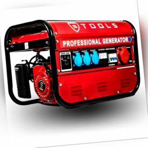 Generator Inverter Stromerzeuger 4700 Watt Powerstation Stromgenerator mit 6,5PS