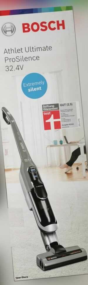 Bosch Akku-Staubsauger Athlet Ultimate ProSilence BBH7SIL -grau/silber OVP
