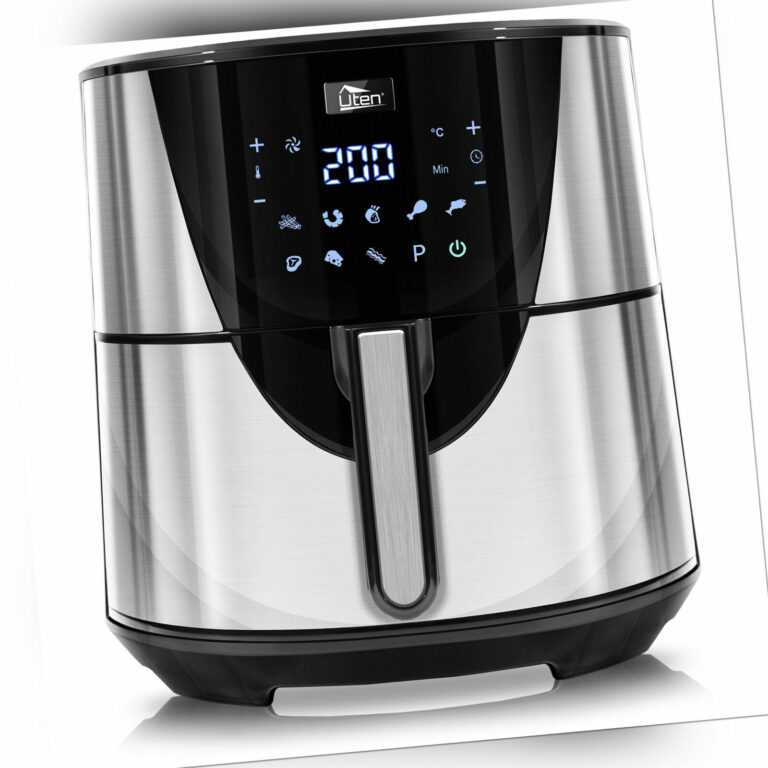 1700W Uten 7.5L XXXL Fritteusen Pommes Heißluftfritteuse Friteuse airfryer Grill