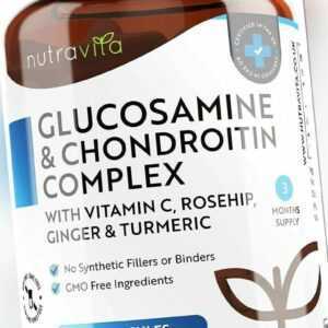 Glucosamin Chondroitin + Vitamin C Kurkuma Ingwer Hagebutte - Immun, Gelenkpflege