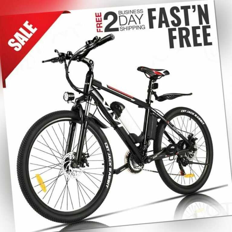 26 Zoll E-Bike Elektrofahrrad Mountainbike E-MTB 21-Gäng Shimano Pedelec 25km/h