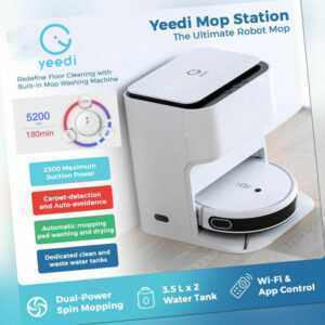 Yeedi Mop Station 2-in-1 Saugroboter Selbstreinigender Waschstation 2500Pa MOP