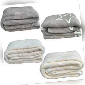 Kuscheldecke Winter Wohndecke Sofadecke Decke Sherpa Tagesdecke