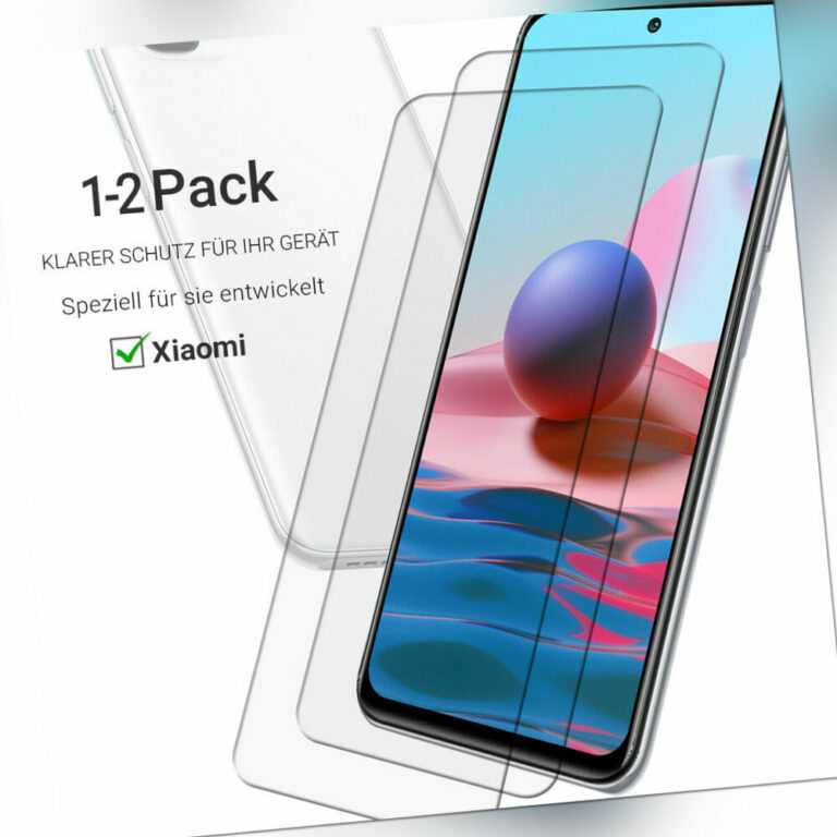 Panzerfolie für Xiaomi Mi 11 Redmi Note 10 Poco X3 Display Schutzglas Premium 9H