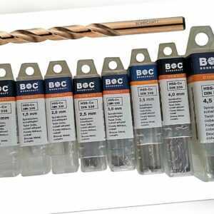 Metallbohrer Edelstahl Bohrer Cobalt Spiralbohrer HSS E Co5 /V2A  10er Pack BC