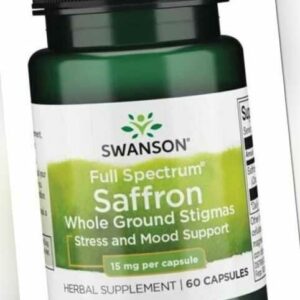 Swanson, Full Spectrum Saffron, 15mg, 60 Kapseln