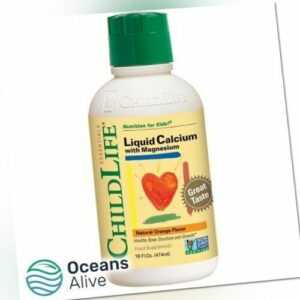 Calcium & Magnesium Orangengeschmack | Child Life Essentials | 474ml