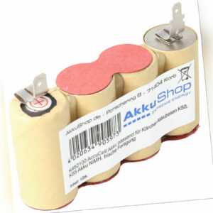 AccuCell Akku passend für Kärcher Akkubesen K50, K55 Akku NiMH, frische