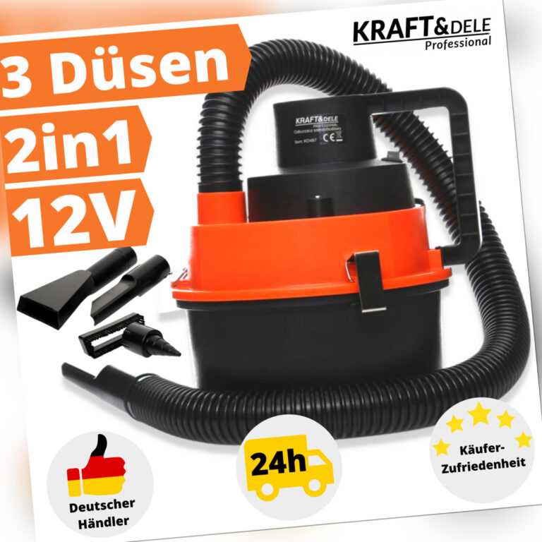 Autostaubsauger 12V Staubsauger Auto 2in1 Luftpumpe  Matratze Poolspielzeug Set