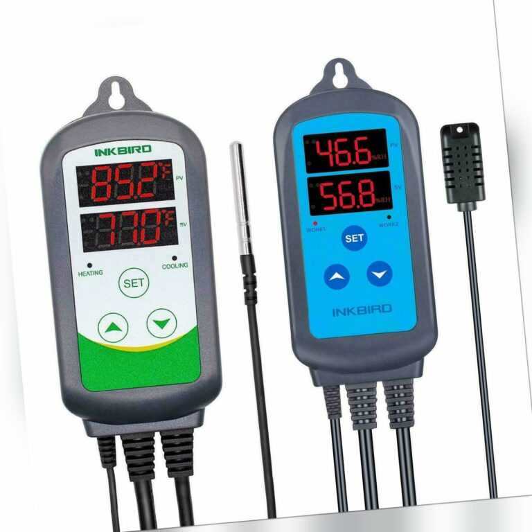Inkbird Temperaturregler ITC-308 Feuchteregler Luftfeuchte IHC-200 Thermostat EU