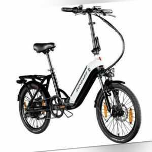 Klapprad 20 Zoll Faltrad Ebike 6Gang Fahrrad Zündapp ZT20R Camping Bike B-WARE