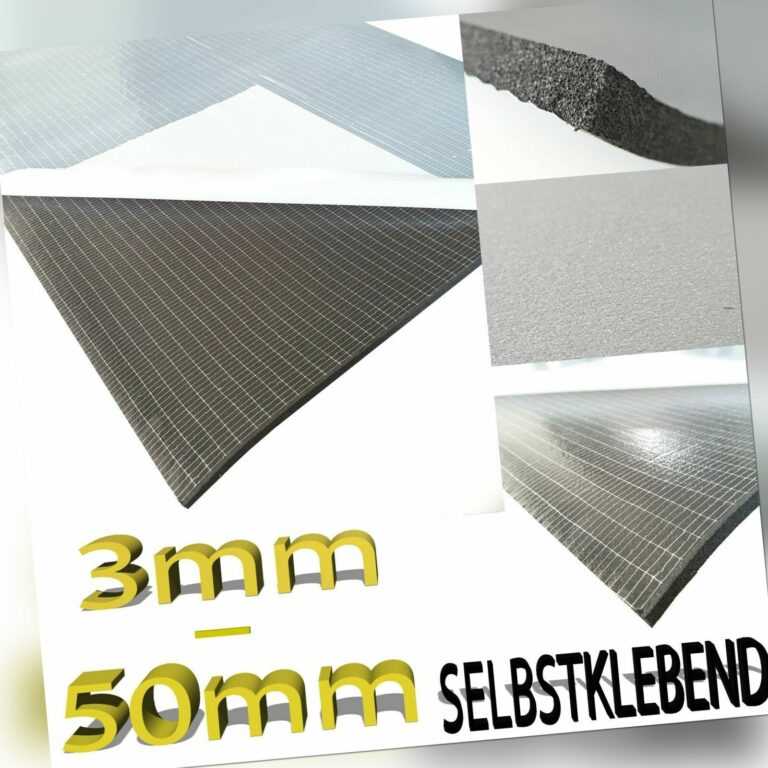 3mm-50mm Isolierung Dämmung Dämmschaummatte selbstklebend Kaiflex DSM