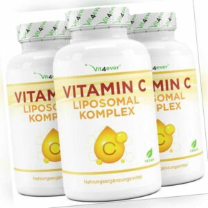 Liposomales Vitamin C - 720 Kapseln (V) Hochdosiert á 1000mg / Tag + Hagebutten