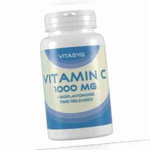 Vitamin C 1000 mg - 120 Tabletten Bioflavonoide Hagebutte