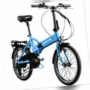 20 Zoll Zündapp Z101 E-Klapprad E-Bike Klapprad Faltrad Pedelec StVZO  NEU hb