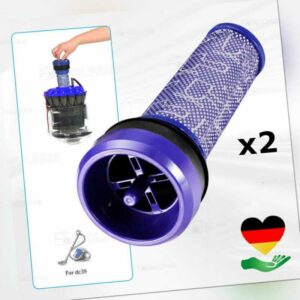 2 stk Dyson Original Filter DC33C DC37 DC39 Vormotor 923413-01 92341301 Waschbar